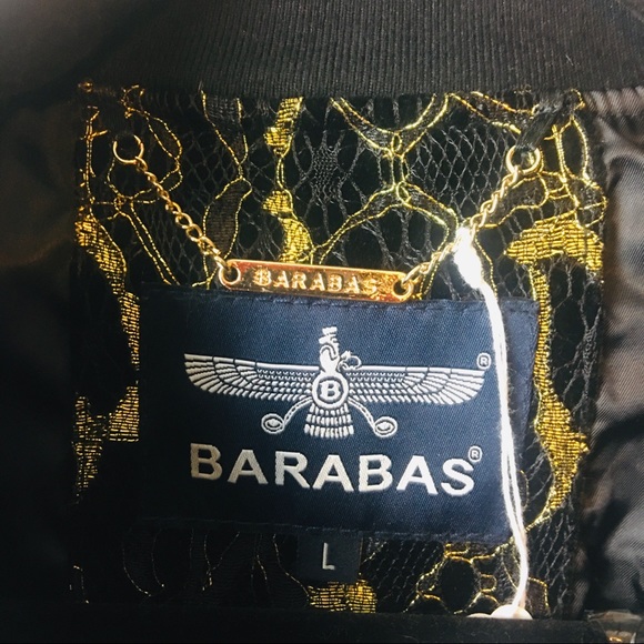 NWOT Men’s Barabas bomber jacket sz Lg B16 - Picture 5 of 8